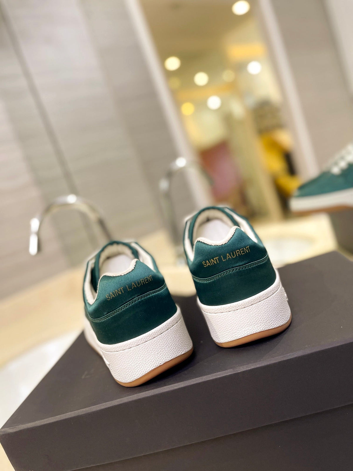 SL SL/61 SNEAKERS CASTLETON GRREN SATIN